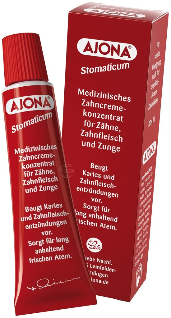 Ajona toothpaste &#8211; composition, properties, method of application