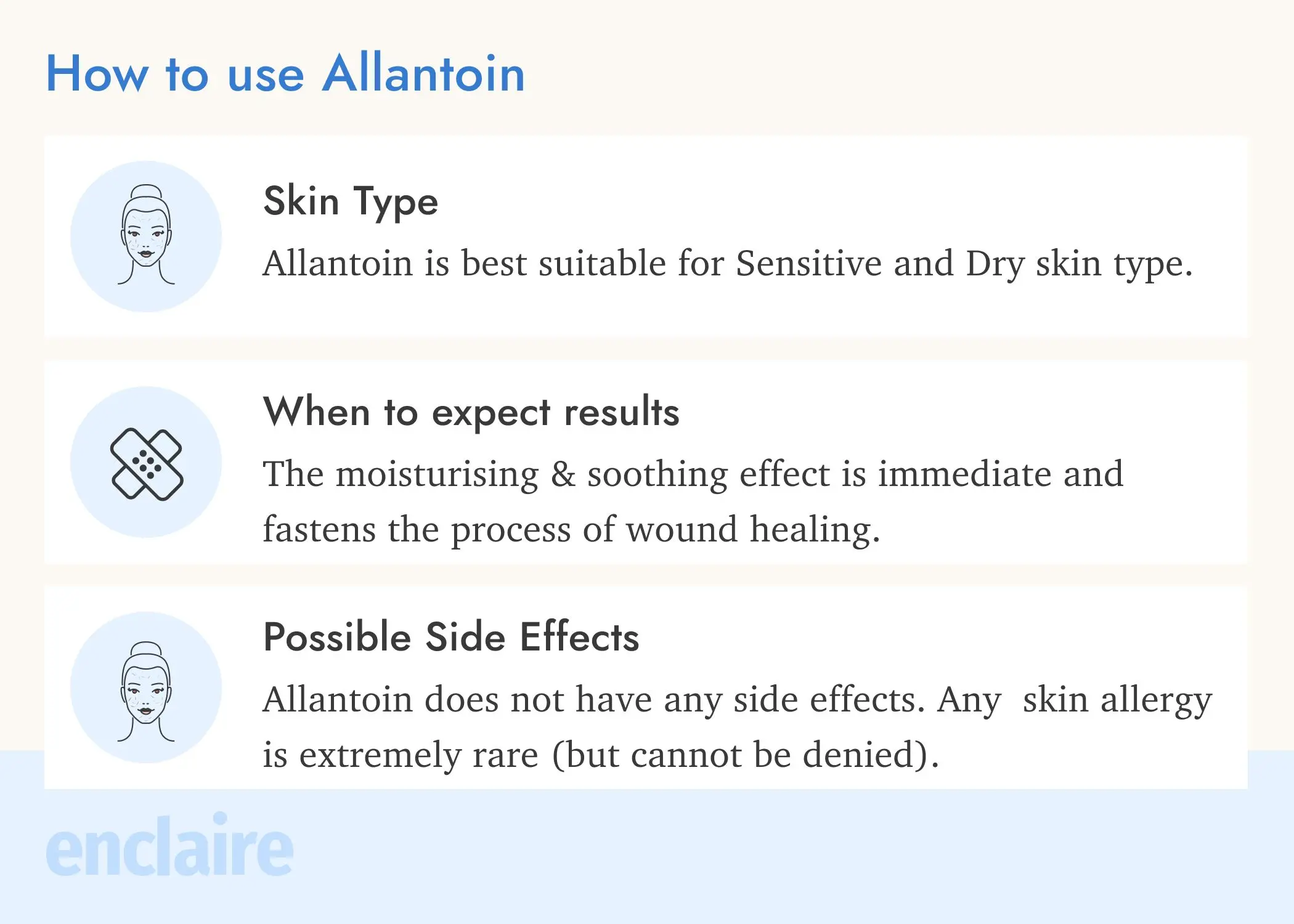 Allantoin &#8211; properties, application, contraindications