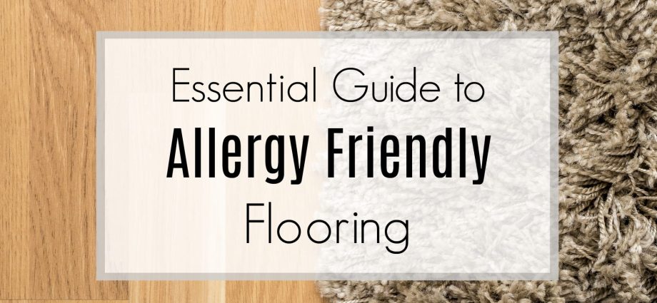 Allergy-free floors. What to avoid