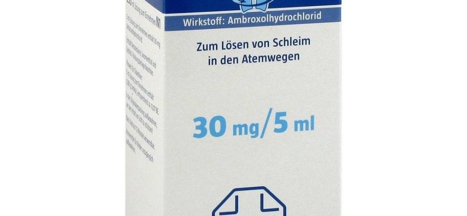 Ambrohexal S for respiratory diseases. Drug dosage