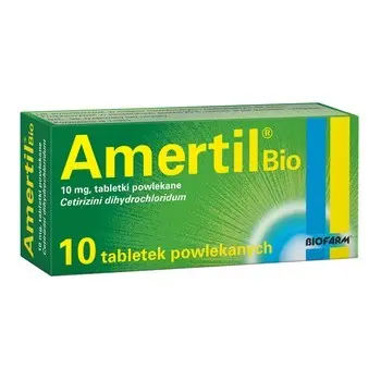 Amertil Bio for allergy. Composition and dosage of the drug