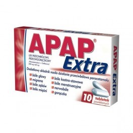 Apap Extra &#8211; action, purpose, dosage, side effects