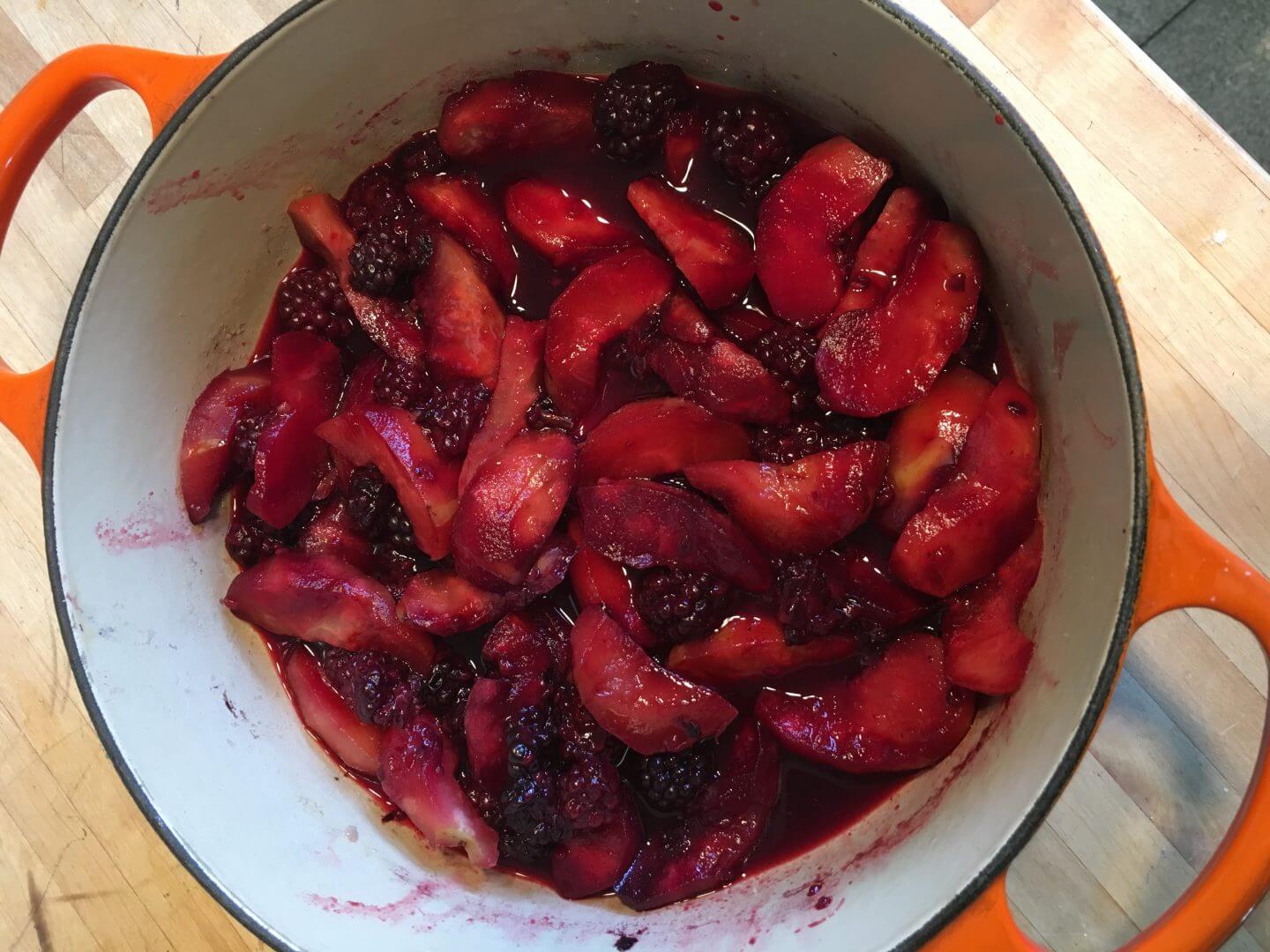 Apple and blackberry compote - Healthy Food Near Me