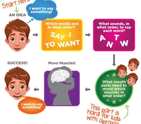 Apraxia, or a neurological disorder