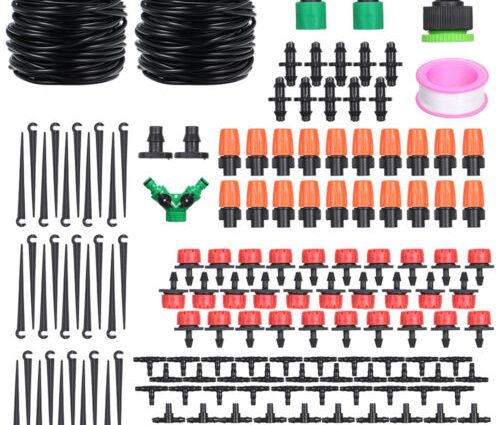 Aquadusia automatic micro-drip irrigation system for greenhouses