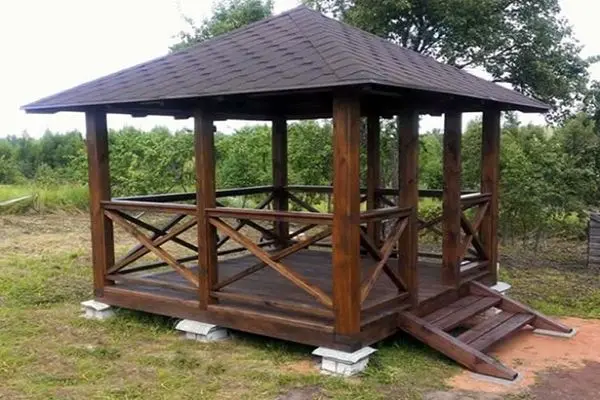 Arbor 4 by 4 with your own hands: how to build a wooden garden pavilion in the country, projects and drawings of various designs