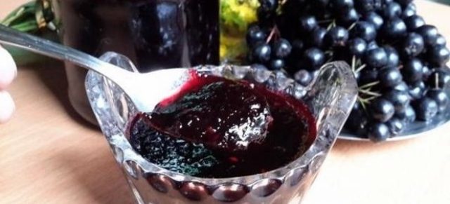 Aronia jam: recipes through a meat grinder