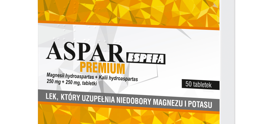 Aspar Espefa for potassium and magnesium deficiency. How to use?