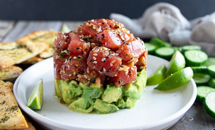 Avocado tuna tartare recipe