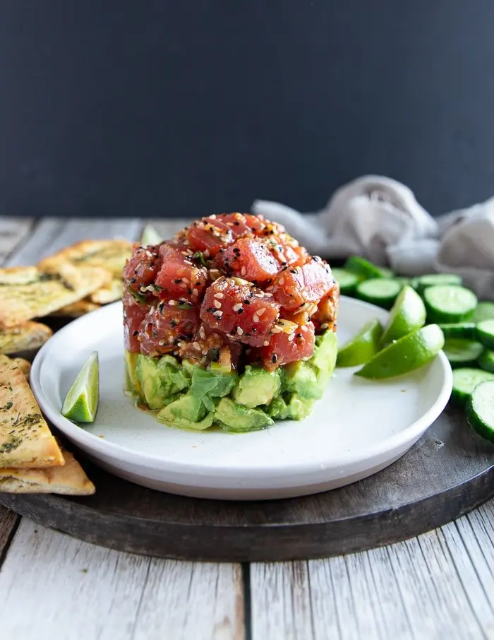 Avocado tuna tartare recipe