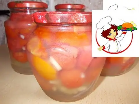 Awesome tomatoes in jelly for the winter