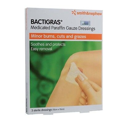 Bactigras &#8211; sterile paraffin dressing