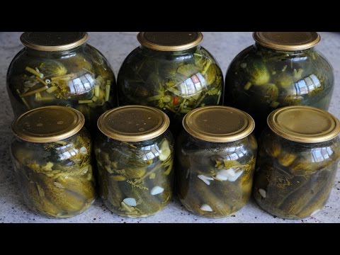 Barrel cucumbers in a jar for the winter at home: step by step recipes, video