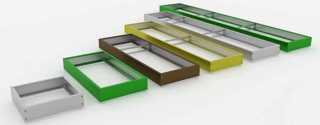 Beds made of metal with a polymer coating