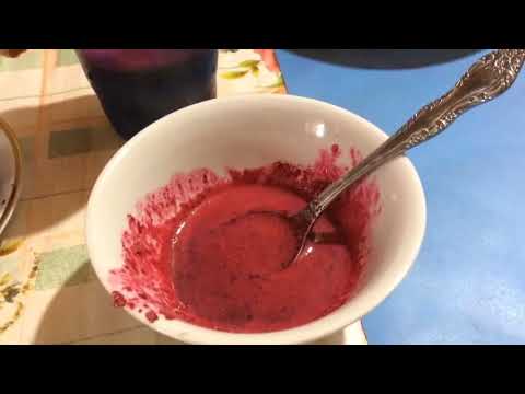 beet juice in the nose