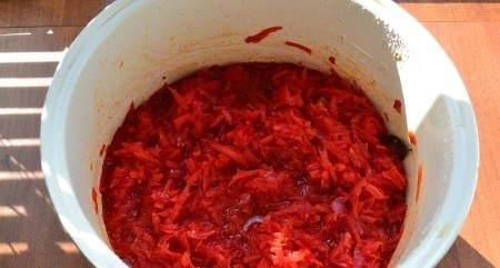 Beetroot for the winter in jars