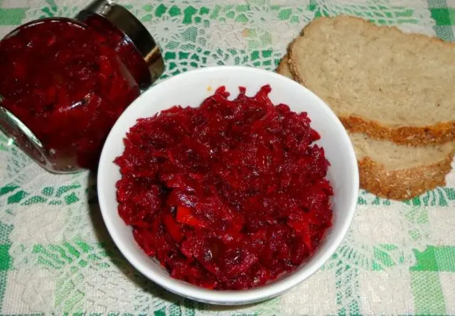 Beetroot for the winter in jars