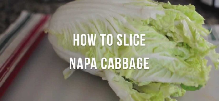 Beijing cabbage: when to cut 