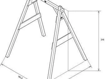 Bench from a bar: how to do it yourself, drawings, sizes and photos