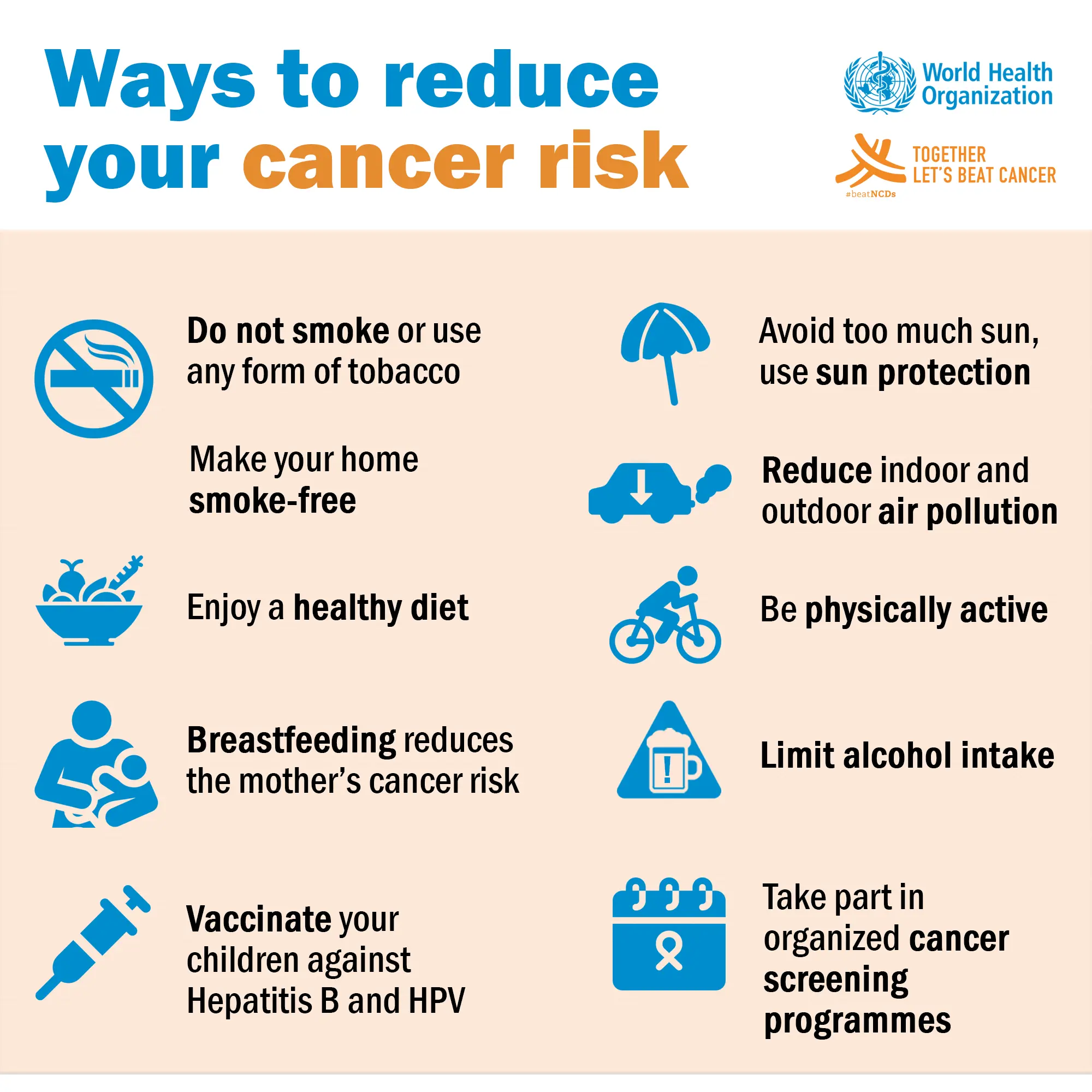 Better to act than avoid cancer