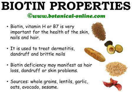 Biotin &#8211; properties, sources, deficiency symptoms