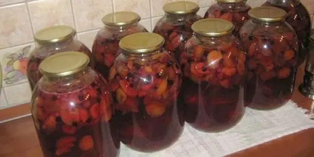 Bird cherry compote