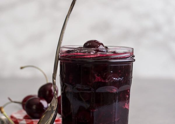 Bird cherry compote