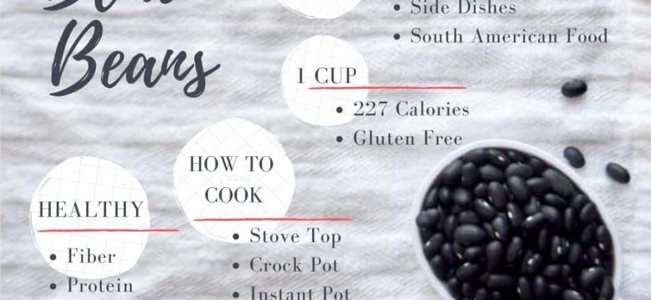 Black beans: benefits, storage rules, culinary use