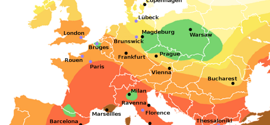 Black spots on the map of Poland. They show where it is worst