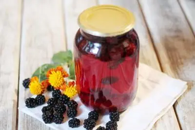 Blackberry compote