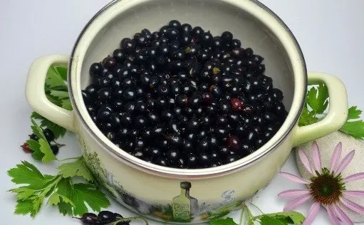 Blackcurrant jam in a slow cooker