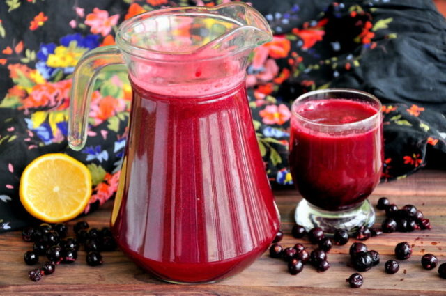 Blackcurrant juice: frozen, fresh