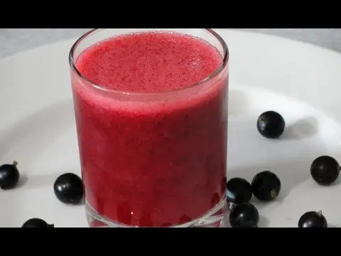 Blackcurrant juice: frozen, fresh