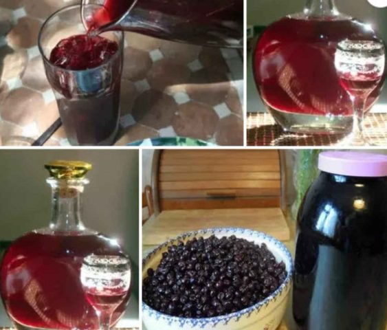 Blackcurrant liqueur at home