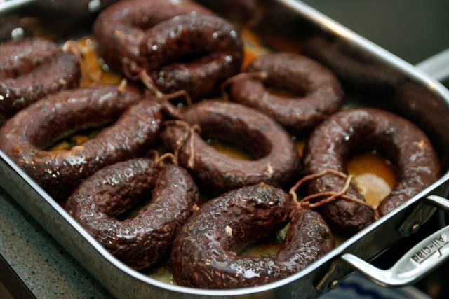 Blood sausage with buckwheat: calories, benefits and harms