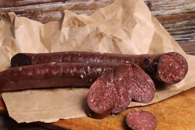 Blood sausage with buckwheat: calories, benefits and harms