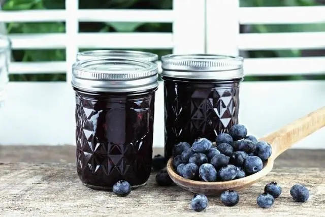 Blueberry jam for the winter