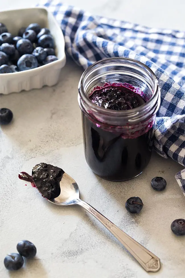 Blueberry jam for the winter