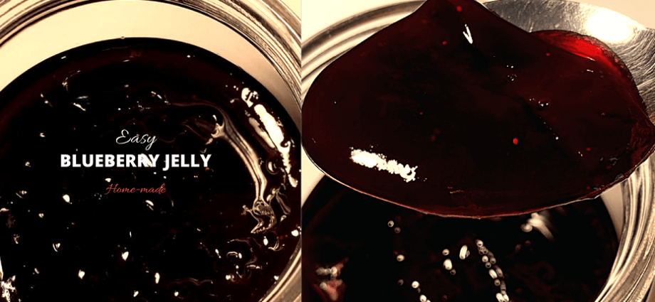 Blueberry jelly: recipes without gelatin and with gelatin