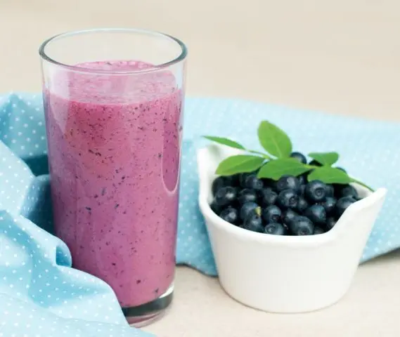 blueberry smoothie
