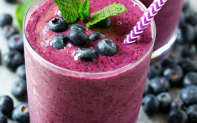 blueberry smoothie