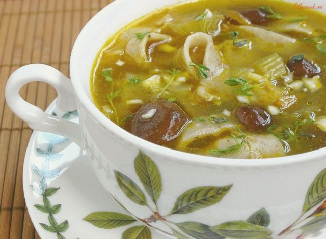 Boletus mushroom soup: recipes with photos