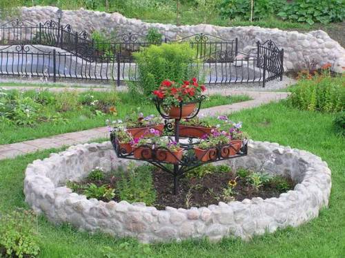 Borders for flower beds: types of materials, manufacturing methods