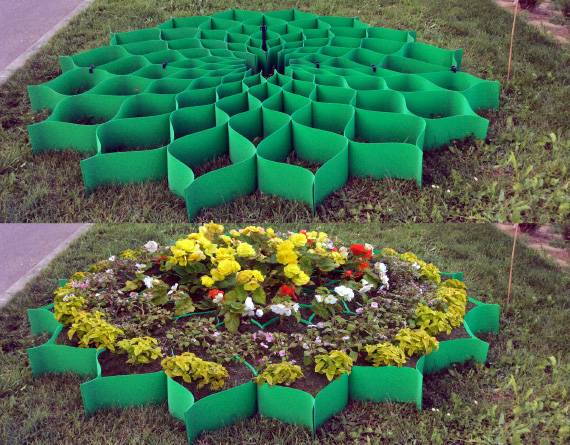 Borders for flower beds: types of materials, manufacturing methods