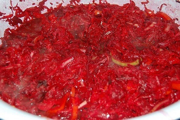 Borsch dressing for the winter