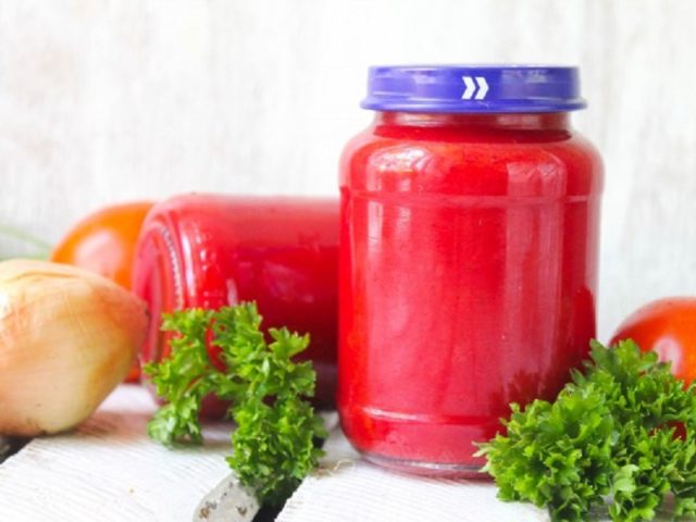 Borsch dressing for the winter without beets