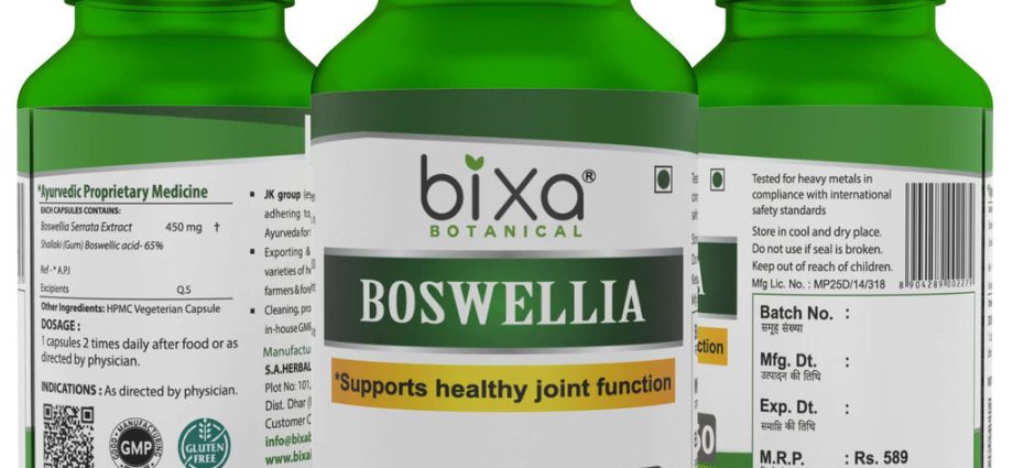 Boswellia &#8211; a natural supplement for joint pain. &#8220;Renews&#8221; the knees