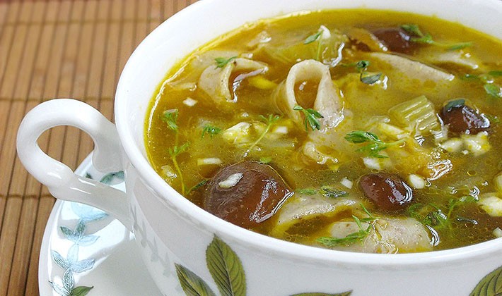 Bouillon recipes from porcini mushrooms