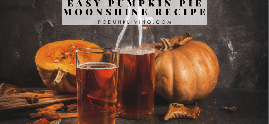 Braga from pumpkin for moonshine