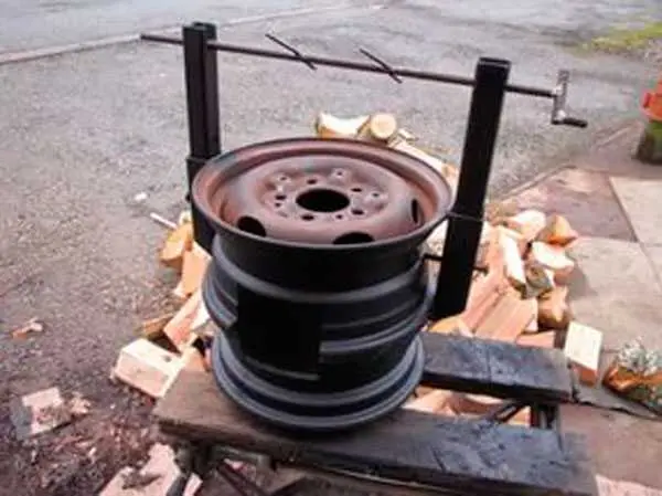 Brazier from car disks (cauldron stand, barbecue oven, grill): step-by-step assembly + photo of wheel brazier ideas